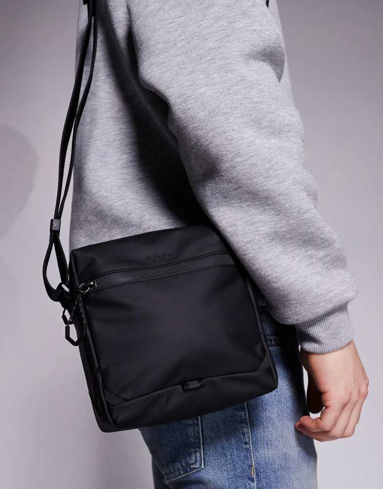 Hugo Boss BOSS Black stenson crossbody bag in black 3