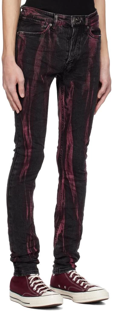 Ksubi Black & Red Van Winkle Jeans 2