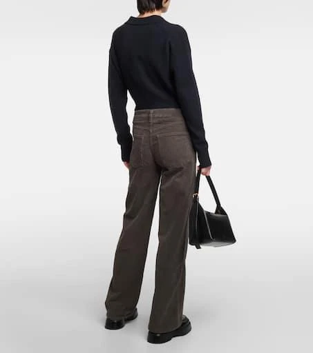 AGOLDE Harper mid-rise corduroy straight jeans 3