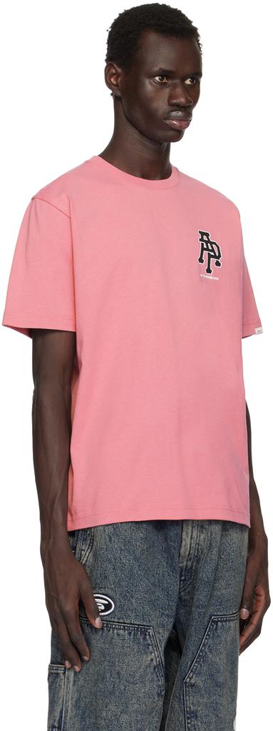 AAPE Pink Logo Short Sleeve T-shirt