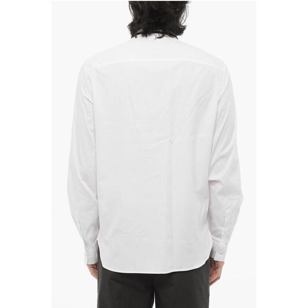 Neil Barrett Cotton Poplin Slim Fit Shirt with Double Men's Collar