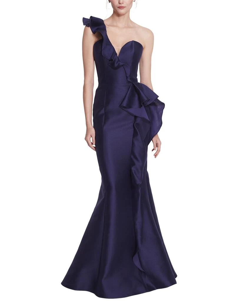 Silk-Blend Gown  On Sale Now with Up to 69% Off | Discover Exclusive Deals  & Savings at BeyondStyle  Authentic MARCHESA women|clothing|dresses with  Limited-Time Discounts, Free Shipping, and Price Comparisons to