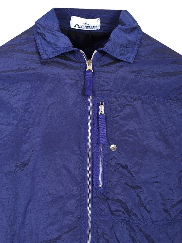 Stone Island Iridescent Metal Nylon Overshirt 4