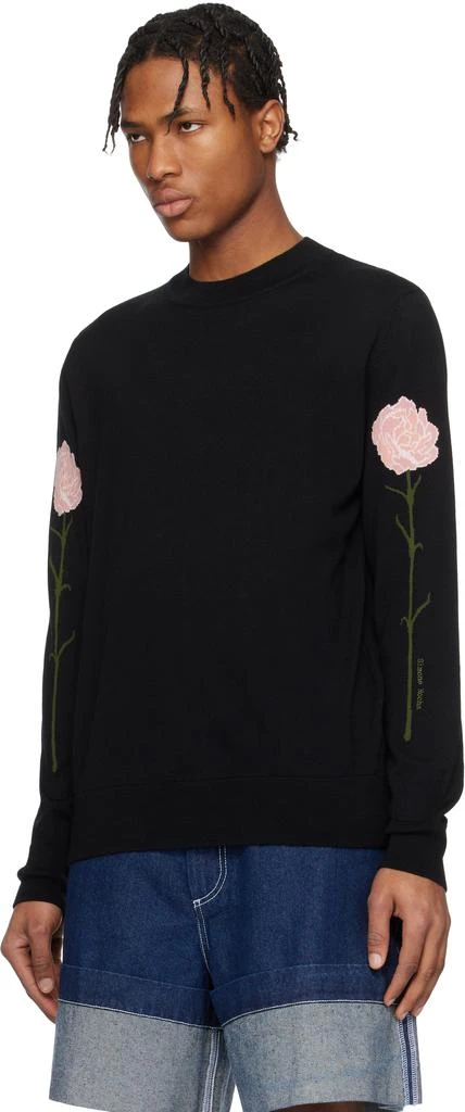 Simone Rocha Black Carnation Sweater 4