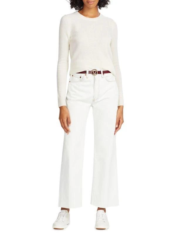 Mario Valentino Logo Leather Belt 2