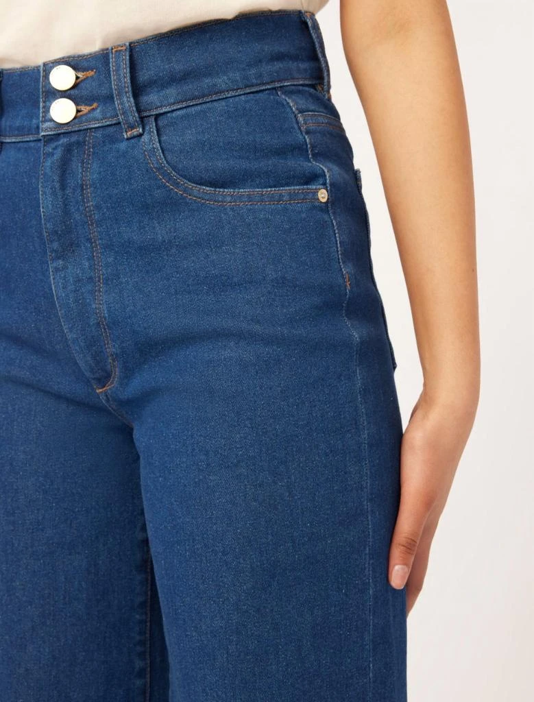 DL1961 - Women's Hepburn Wide Leg Jeans In Blue 4