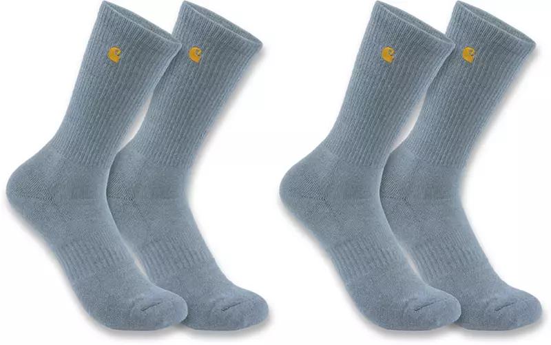 Carhartt Carhartt Men's Solid Logo Crew Socks - 2 Pack