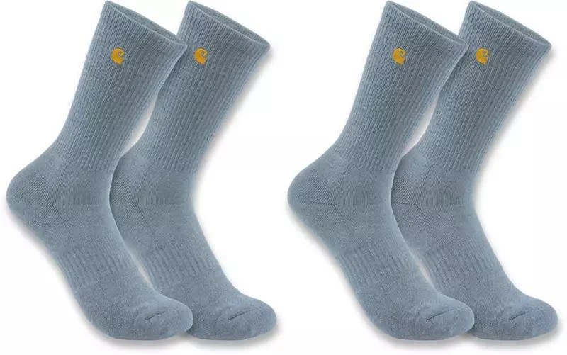 Carhartt Carhartt Men's Solid Logo Crew Socks - 2 Pack 2