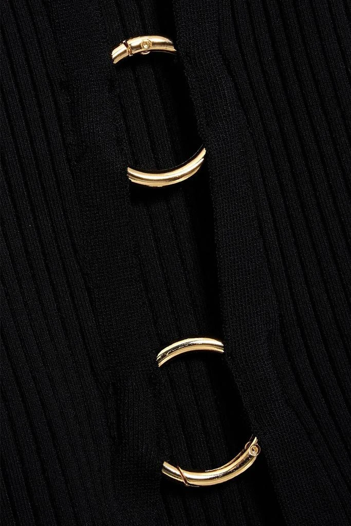 NICHOLAS Janet embellished ribbed-knit midi dress 4