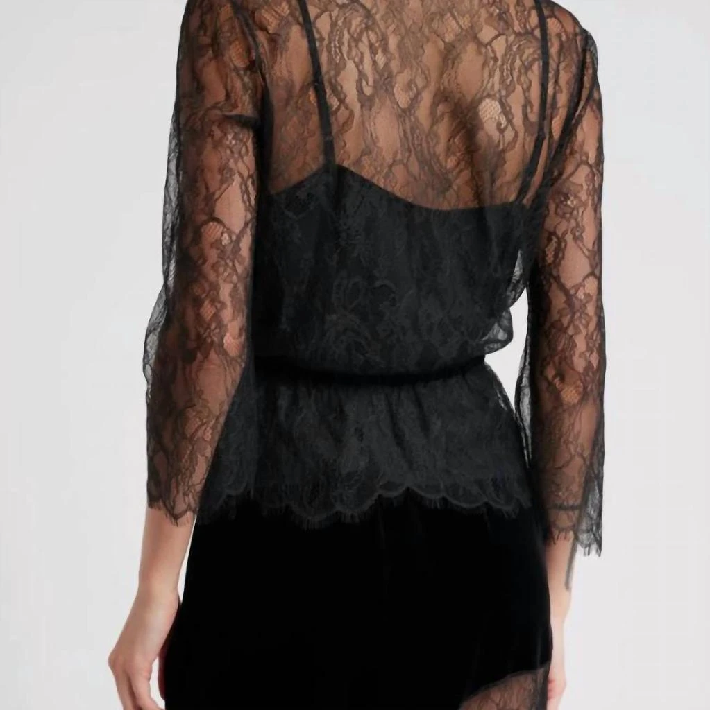 Frame Frame - LACE V-NECK BLOUSE 2