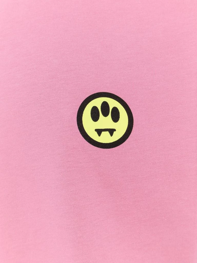 BARROW Cotton t-shirt with frontal and back logo print 3