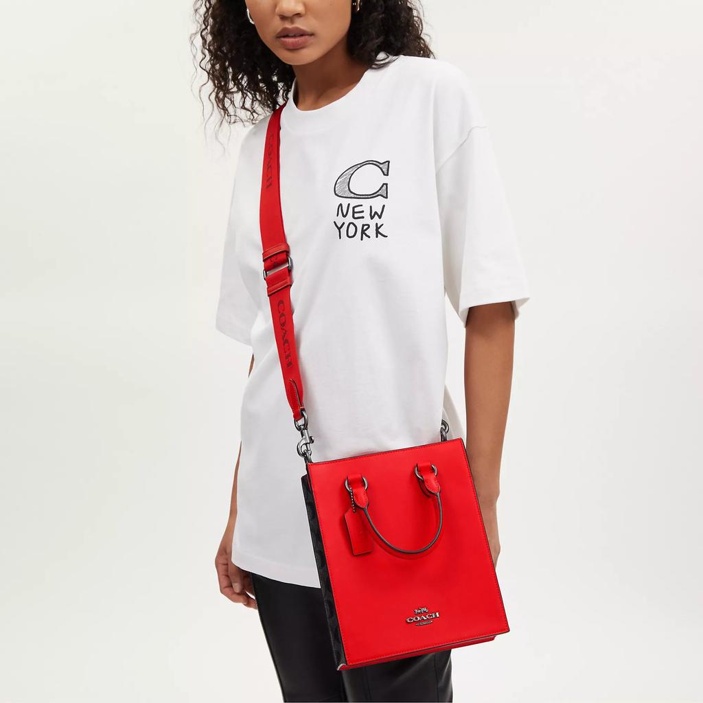 Coach Dylan Tote In Colorblock Signature Canvas - Crossbody