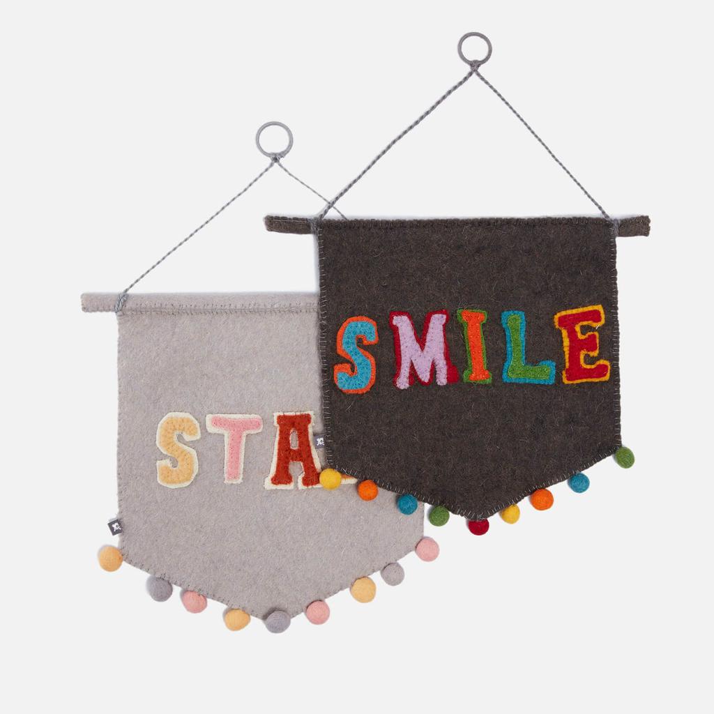 Fiona Walker England Fiona Walker England Star and Smile Pennant Wall Hanging (2 Pack)