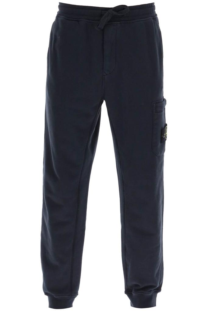 STONE ISLAND tapered sweatpants with leg pocket