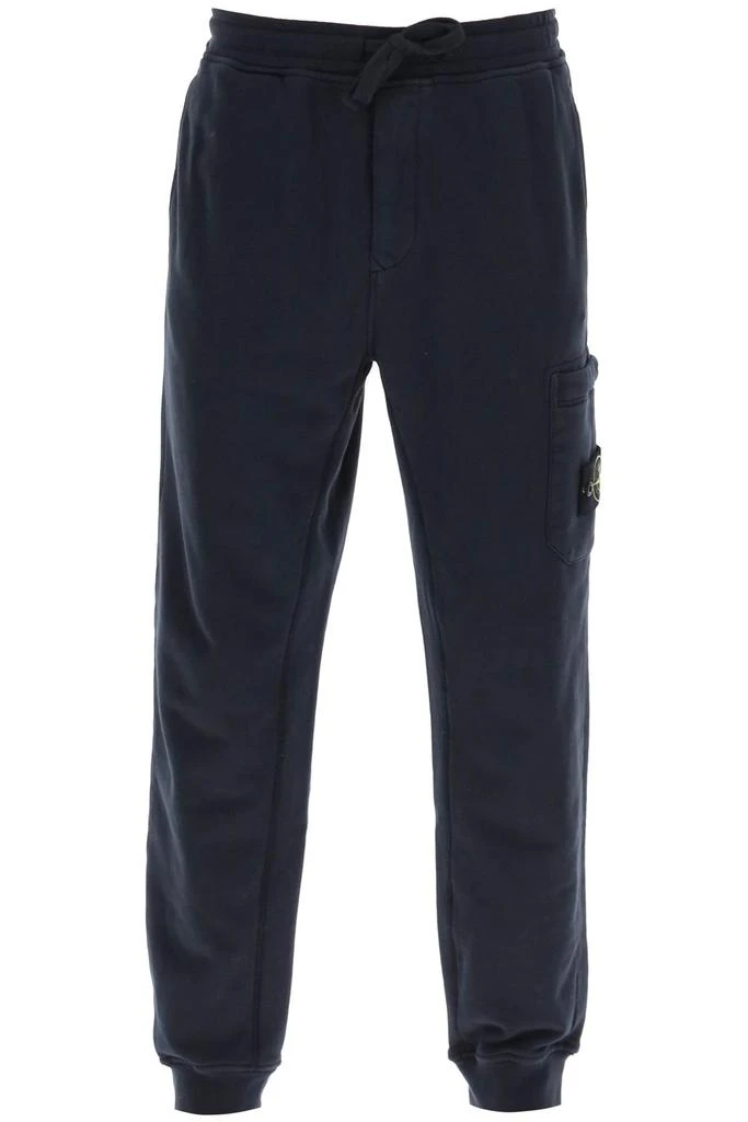 STONE ISLAND tapered sweatpants with leg pocket 1