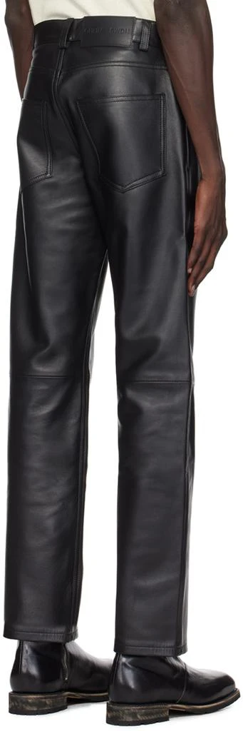 CMMN SWDN Black Joe Leather Pants 3