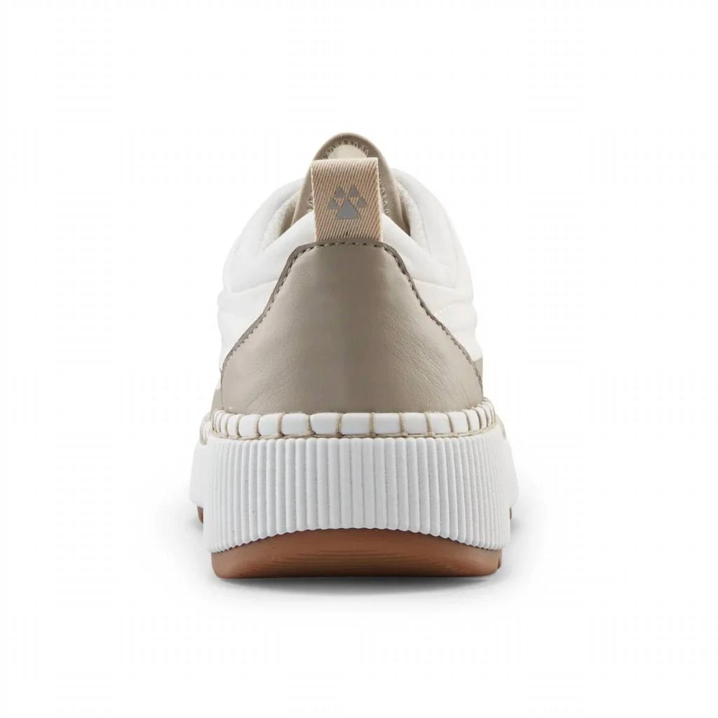 Cougar Women's Sayah Sneaker In White Taupe 3