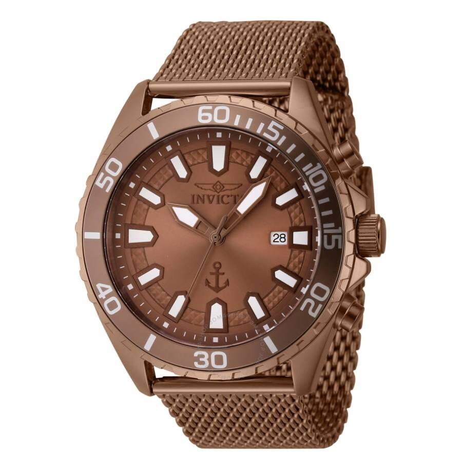 Invicta Ocean Voyage Quartz Brown Dial Men's Watch 46273