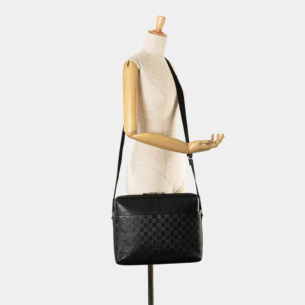 Louis Vuitton Louis Vuitton Black Damier Infini Calypso MM 9