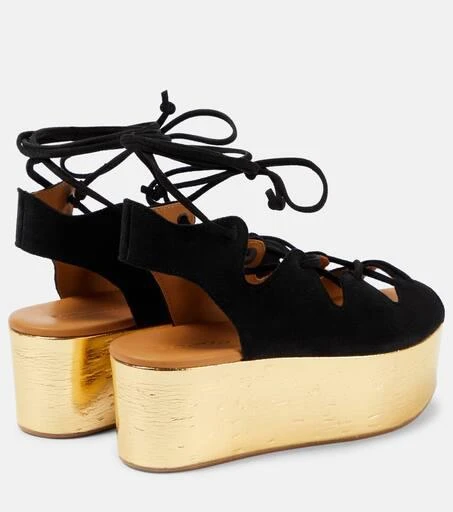See by Chloé Liana 70 suede platform sandals 3