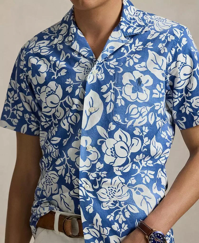 Ralph Lauren Men's Classic-Fit Floral Oxford Camp Shirt 3