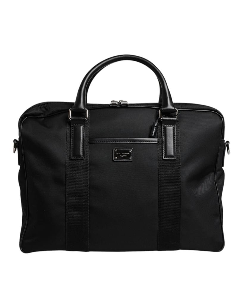 Dolce & Gabbana Leather Document Briefcase Top Handle Men's Bag