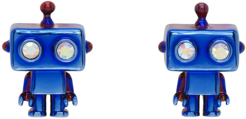 Paul Smith Blue Robot Cuff Links 1