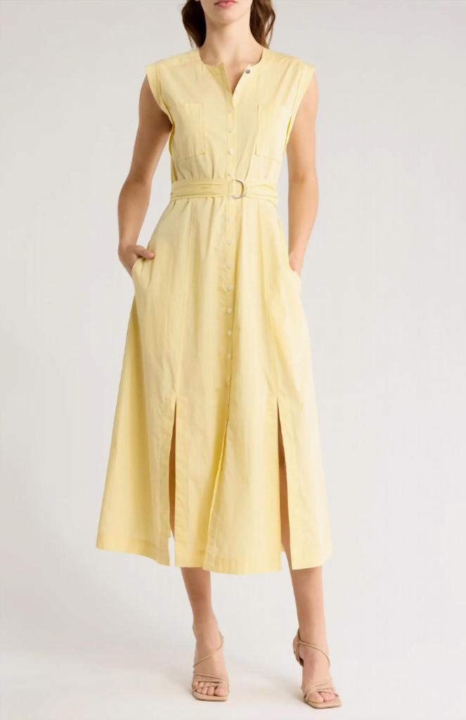Derek Lam Derek Lam 10 Crosby - Karina Cap Sleeve Shirtdress