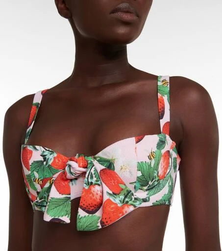 Alexandra Miro Clara printed bikini top 4