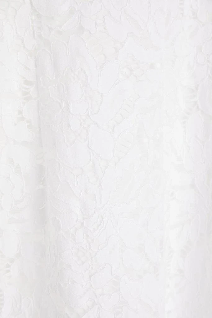 Rachel Zoe Open-back corded lace gown 4