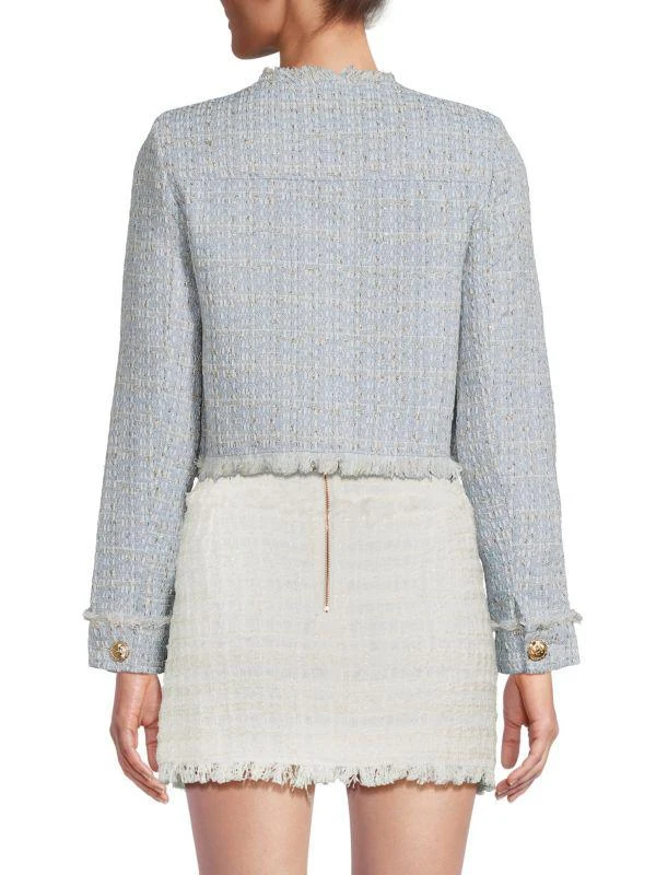 Walter Baker Bennet Frayed Tweed Blazer 2