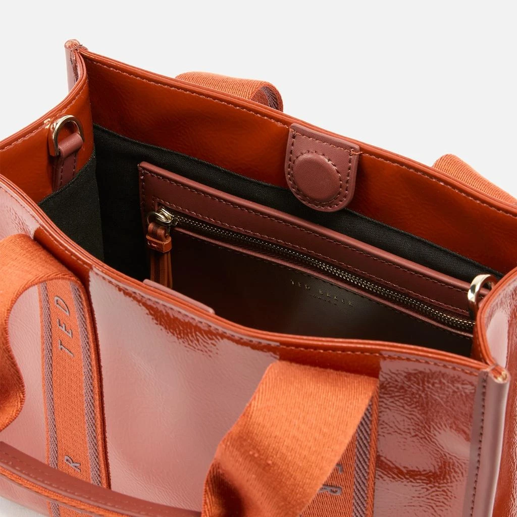 Ted Baker London Ted Baker Celiane Faux Patent Leather Tote Bag 3