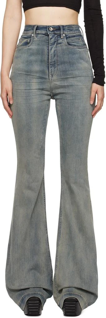 Rick Owens DRKSHDW Blue Porterville Bolan Bootcut Jeans - Jeans 