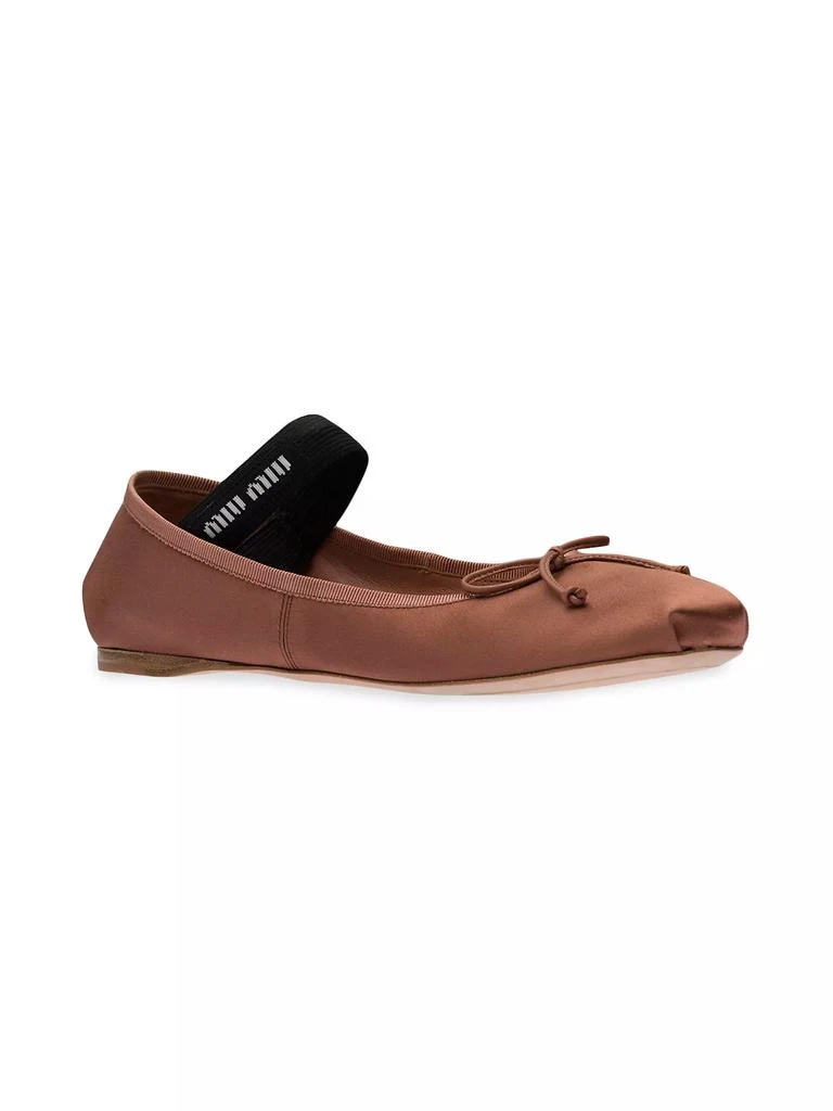 Miu Miu Satin Ballet Flats 2