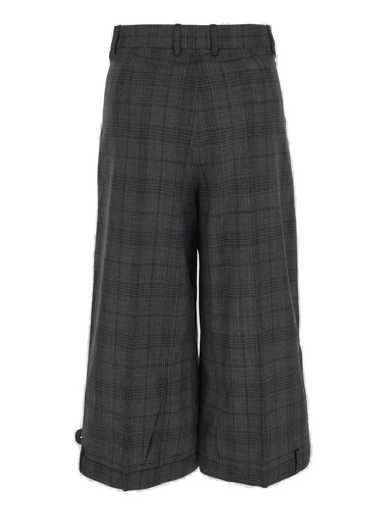 Balenciaga Balenciaga Checked Deconstructed Long Shorts 2