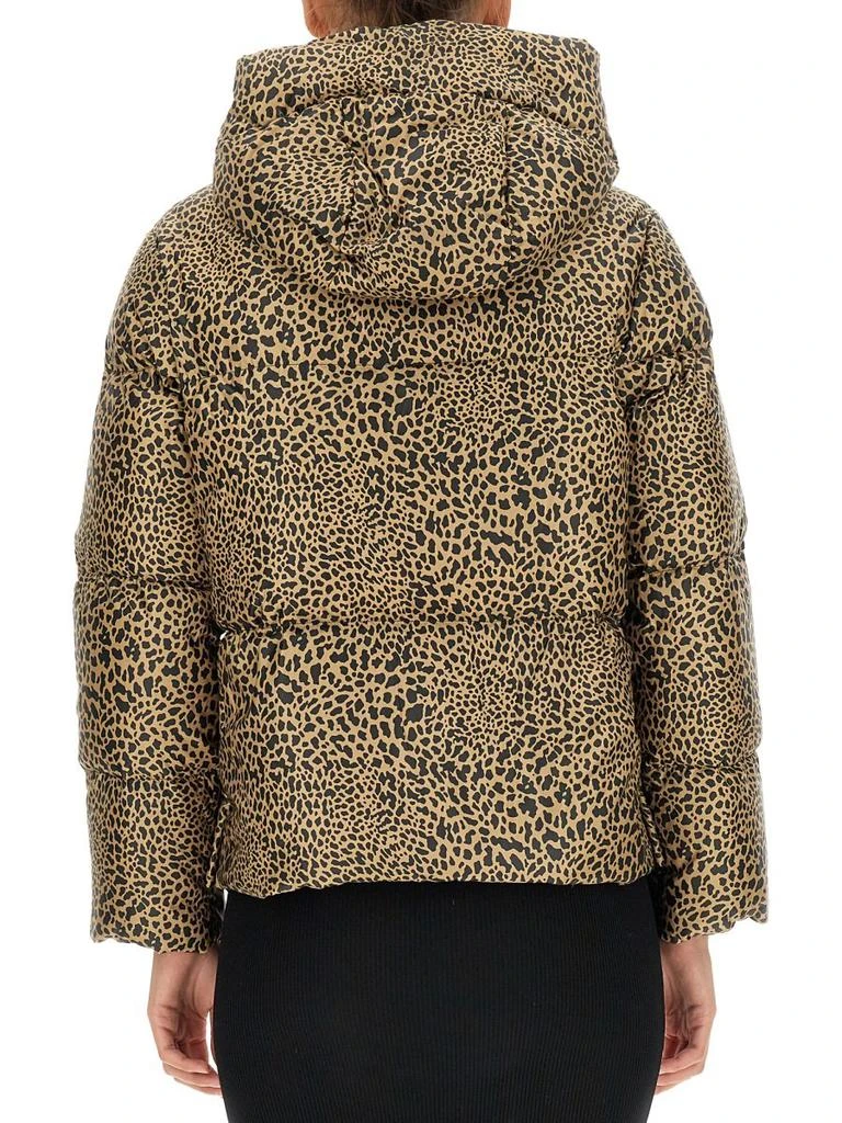 Michael Michael Kors Michael Michael Kors Leopard Print Hooded Down Jacket 2