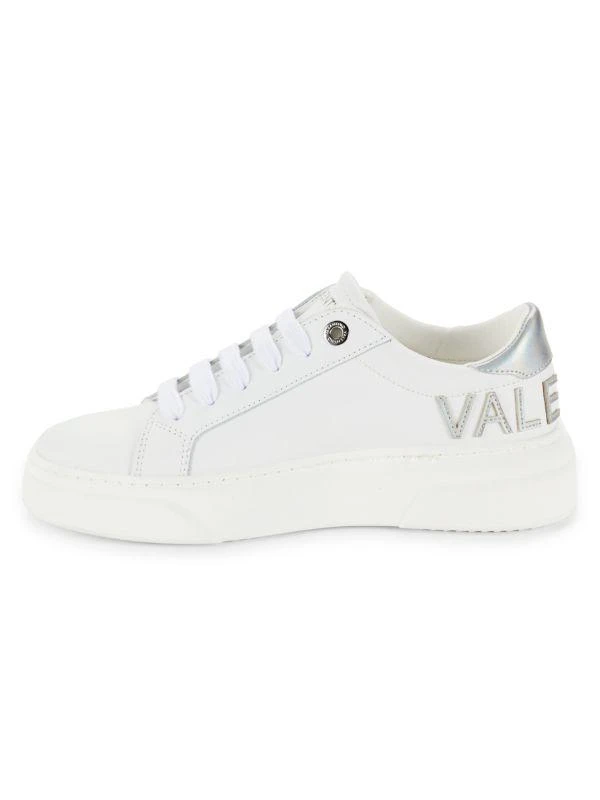 Mario Valentino Alice Logo Leather Platform Sneakers 4