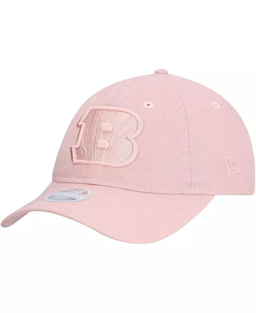 New Era Women's Light Pink Cincinnati Bengals Main 9TWENTY Adjustable Hat 1