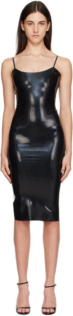 Poster Girl Black Whistle Midi Dress