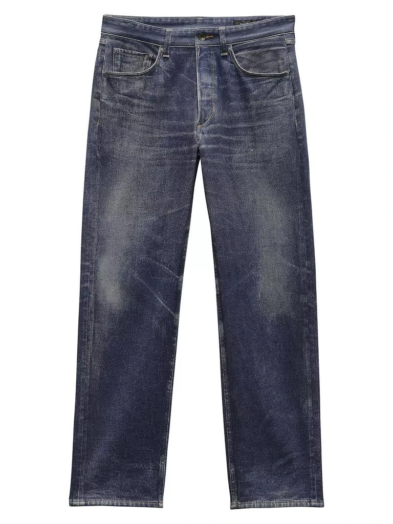 Rag & Bone Miramar Denim Straight-Leg Sweatpants 1