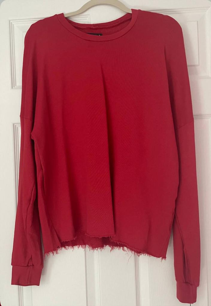 Michael Lauren TRAVIS CROP PULLOVER