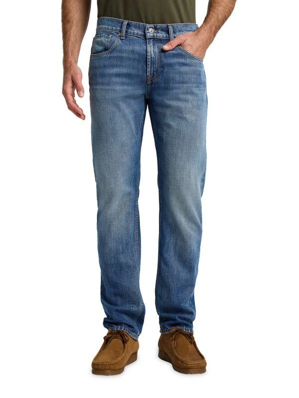 7 For All Mankind The Straight Mid-Rise Jeans 1