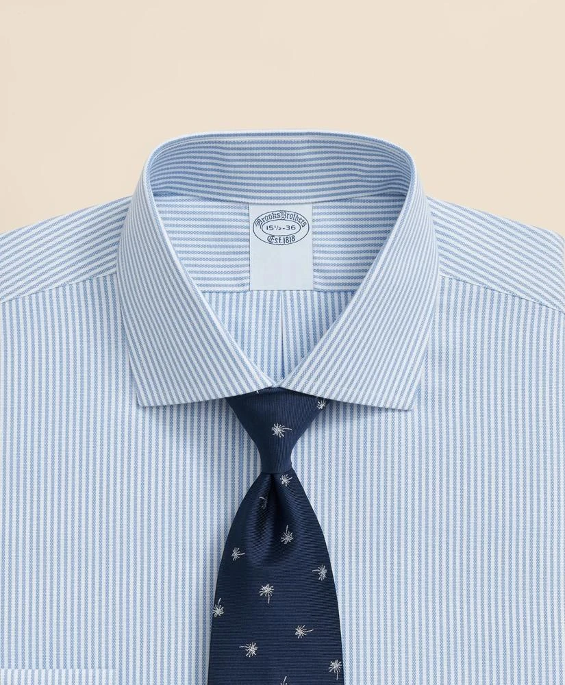 Brooks Brothers Stretch Supima® Cotton Non-Iron Royal Oxford English Spread Collar, Striped Dress Shirt 2