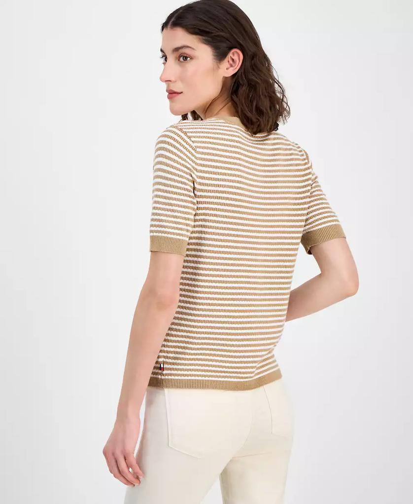 Tommy Hilfiger Women's Striped Henley Sweater