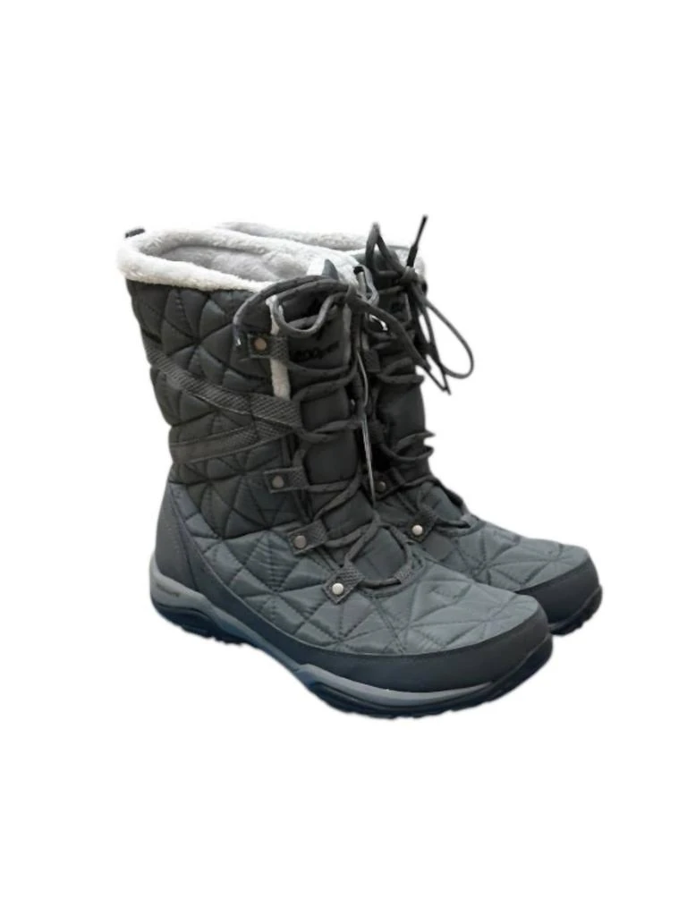 Columbia Women
s Loveland Mid Omni-Heat Boots In Black/sea Salt