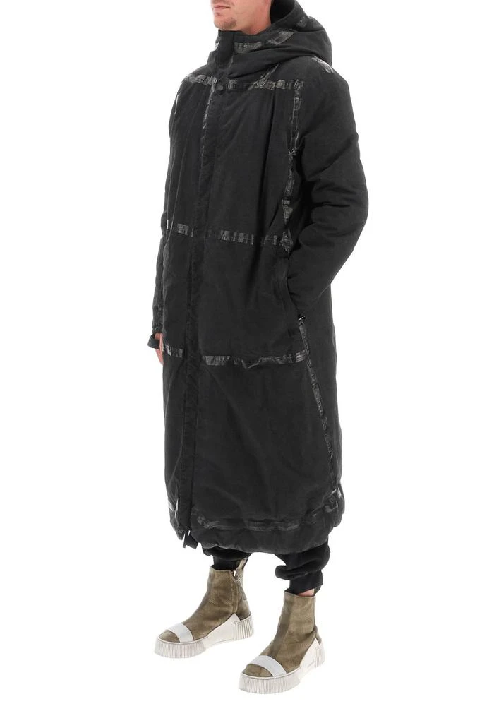 BORIS BIDJAN SABERI resin-dyed cotton reversible parka 4