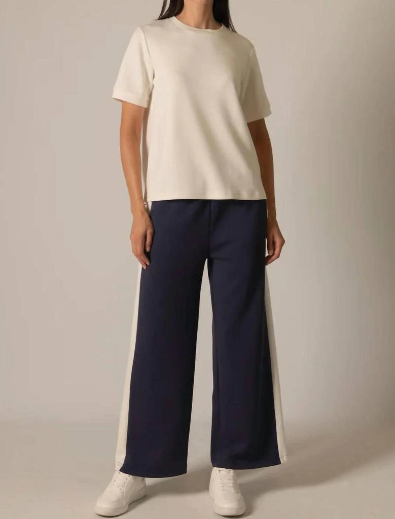 P.CILL P.Cill - Lula Side Stripe Wide Leg Pants