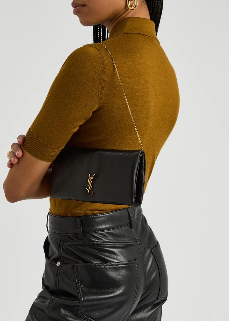 Yves Saint Laurent Calypso leather wallet-on-chain 5