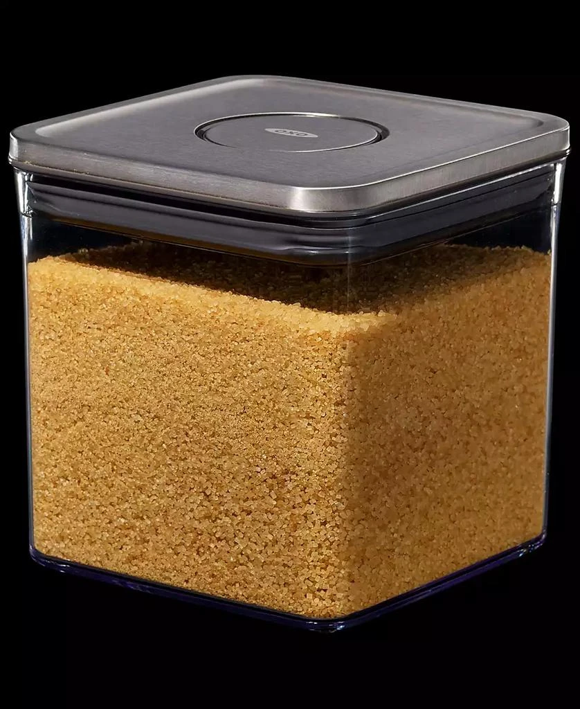 OXO Steel POP Big Square Short 1.1-Qt. Food Storage Container 5