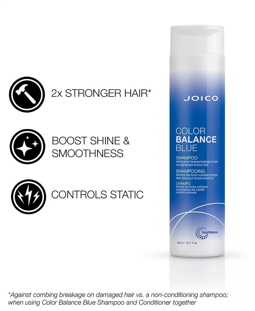 JOICO Color Balance Blue Shampoo, 10.1 oz. 2